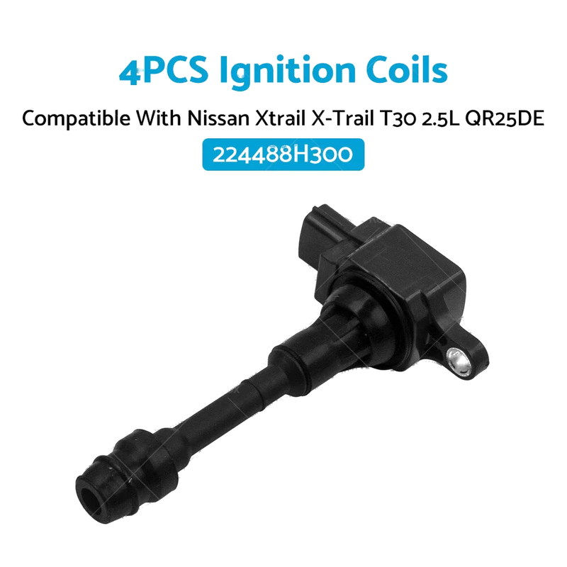 Nissan X-Trail T30 2.5L 4 x Ignition Coils (2001-2007)