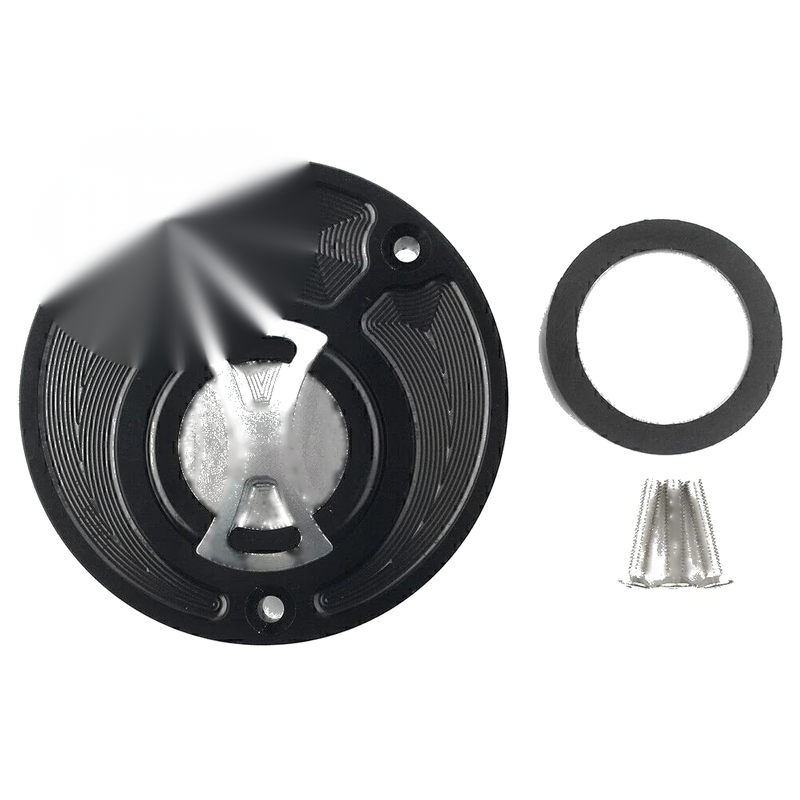 Yamaha R6 R1 FZ1 FZ6 VMAX MT01 FZ16 YZF R15 Silver Fuel Gas Tank Cap Cover
