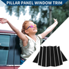 Honda CR-V 8 Pcs Black Car Pillar Window Trim Covers (2017-2023)