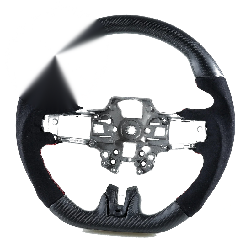 Ford Mustang Steering Wheel Suede Matte Black Carbon Fiber (2019-2022)