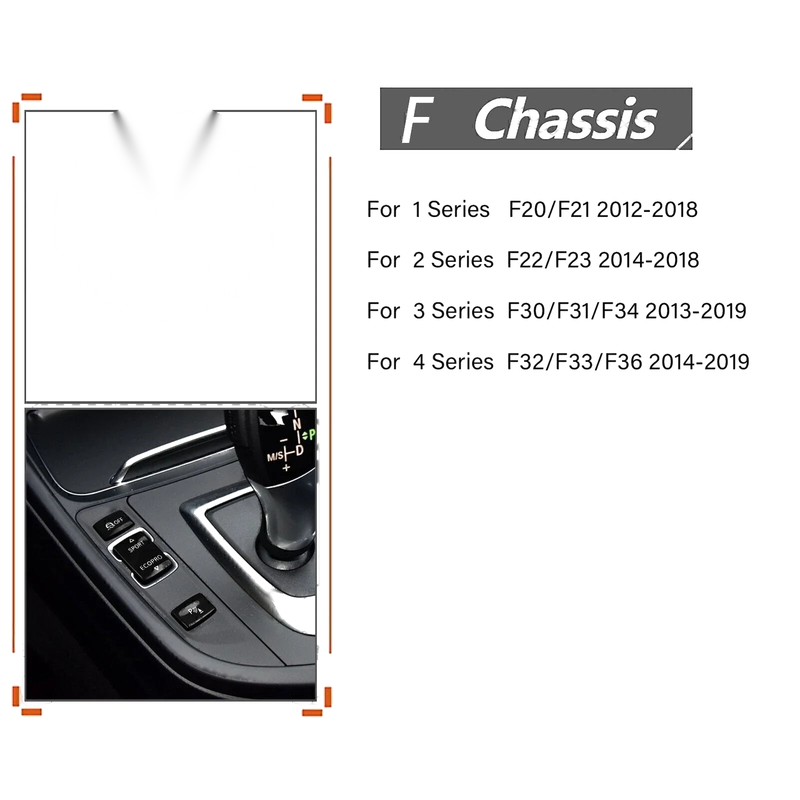 BMW F20 F21 F22 F23 F30 F32 F36 Gear Shifter Position Panel Button Cap (2011-2020)