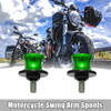 Motorcycle 2 x 8mm Motorcycle Swing Arm Spool Rear Stand Sliders Green