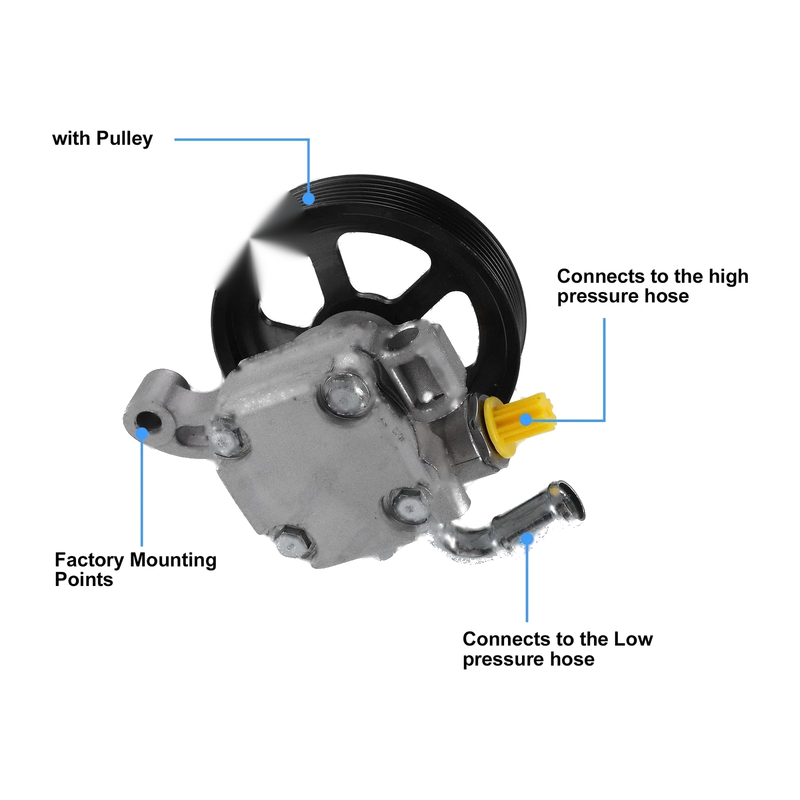 Chevy Traverse 1x Power Steering Pump with Pulley (2009-2017)