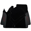 Mercedes Benz S-Class W126 Black Floor Mats (1979-1991)