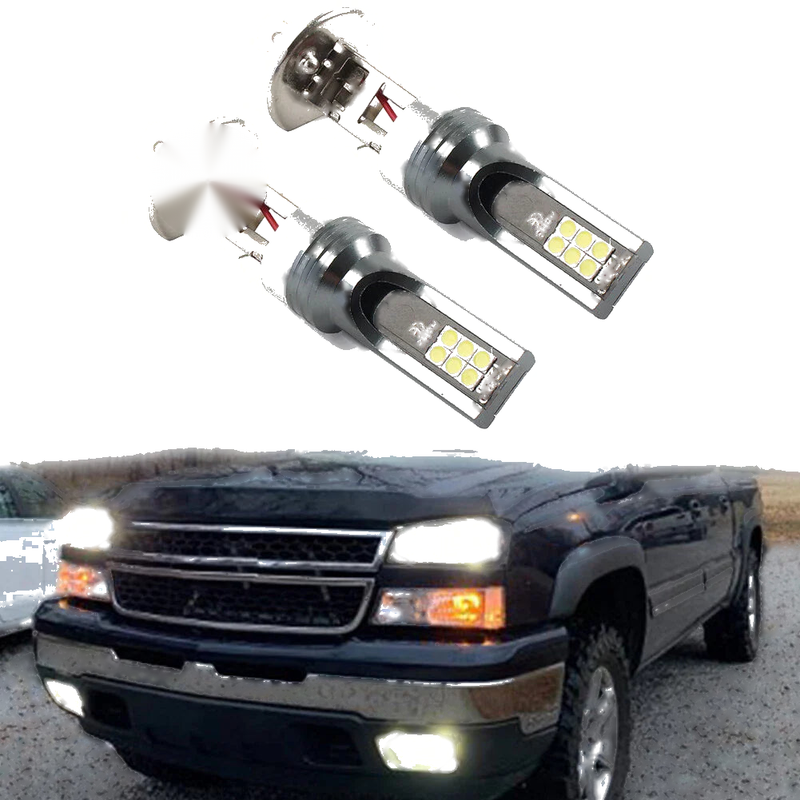 Car High Low Beam Fog Light LED Super Bright Headlight Bulbs