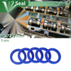 Oil Seal 55x72x10mm TPU Rotary Shaft Seal Blue High Pressure 5 Pcs
