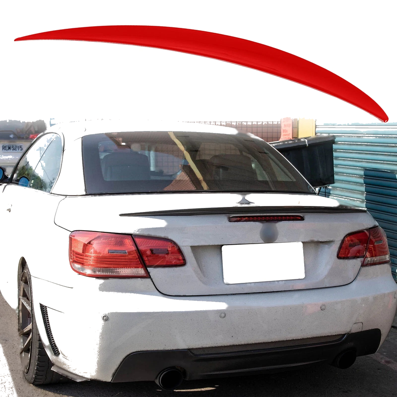 BMW 3-Series E93 A61 Crimson Red Rear Boot Spoiler (2007-2013)