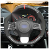 Subaru WRX STI Carbon Fiber Leather Steering Wheel Cover (2015-2019)