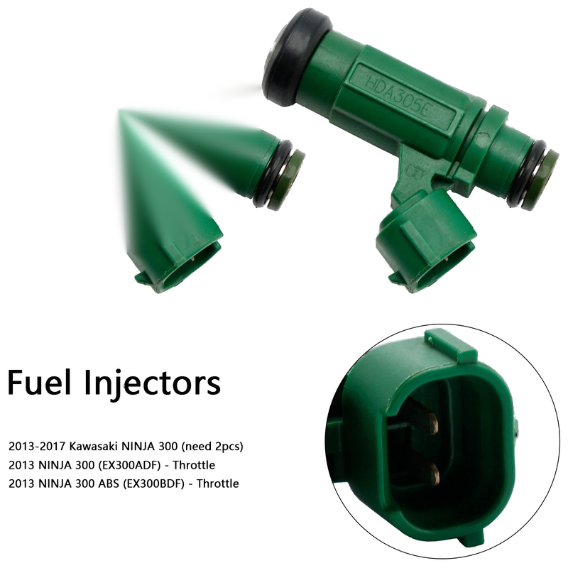 Kawasaki Versys-X 300, Ninja 300 2 x Fuel Injectors (2017-2022)