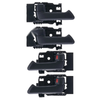 Holden Rodeo RA 4pc Inner Door Handle Set Black (2003-2008)