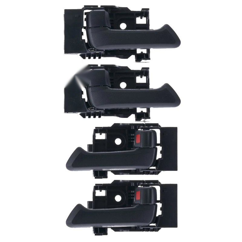 Holden Rodeo RA 4pc Inner Door Handle Set Black (2003-2008)