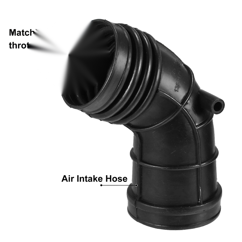 BMW 325Ci 2.5L (2001-2006) 2x Air Cleaner Intake Hose Tube w/ Clamps