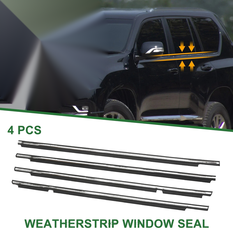 Lexus GX470 4pcs Weatherstrip Window Seal (2003-2009)