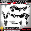 KTM SX 2007-2010 GLOW BLACK STYLE Sticker Kit Custom Decals