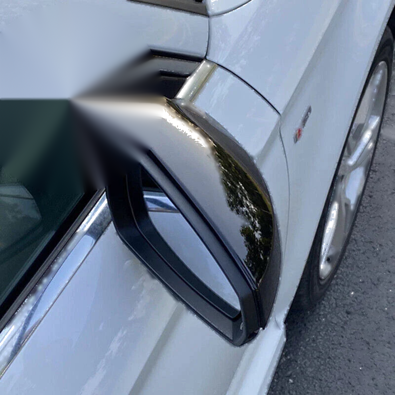 Audi A3 Gloss Black Side Rearview Mirror Cover Caps (2014-2020)