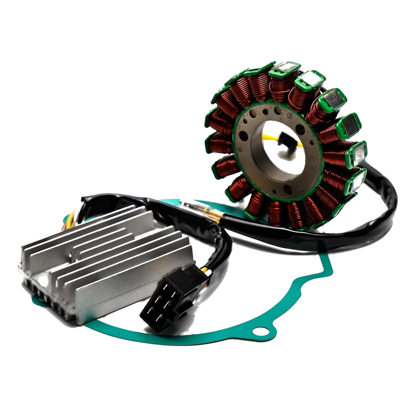 Kawasaki ZR400 Zephyr 400 1994-1995 Magneto Stator + Voltage Rectifier + Gasket