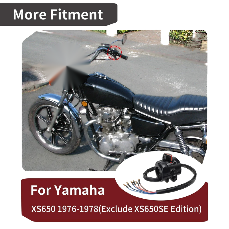 Yamaha Switch, XS650 1976-1978 Handle