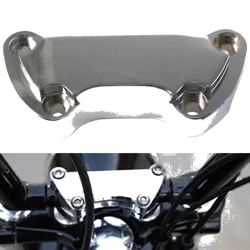 Harley Dyna Softail Sportster 883 1" Handlebar Riser Top Clamp Cover (2004-2023)