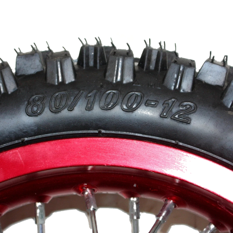 PIT PRO Dirt Bike 12" Rear Wheel Rim Tire (3.00-12)