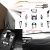 Audi A6 C7 Carbon Fiber Interior DIY Trim Stickers Decals Cover (2012–2018)