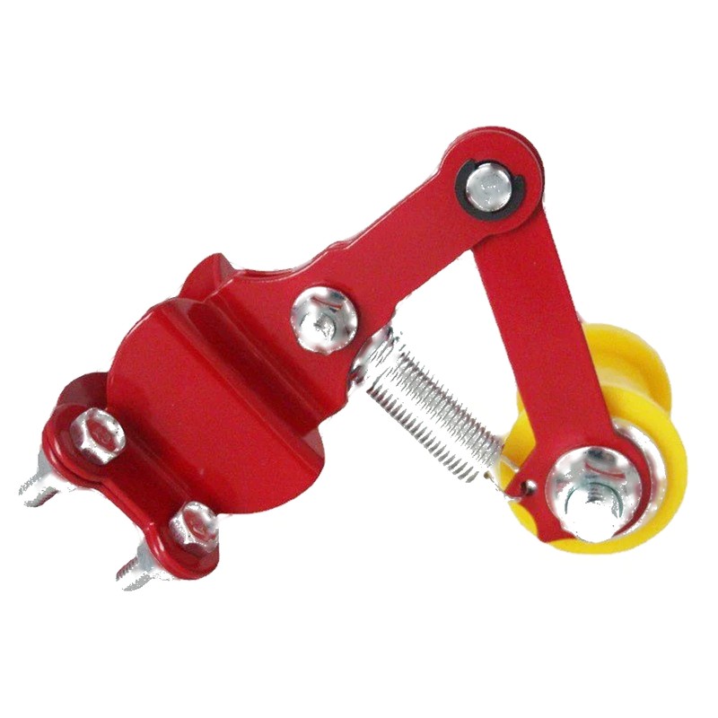 Motorcycle ATV Dirt Bike Red Yellow Chain Tensioner & Roller Adjuster