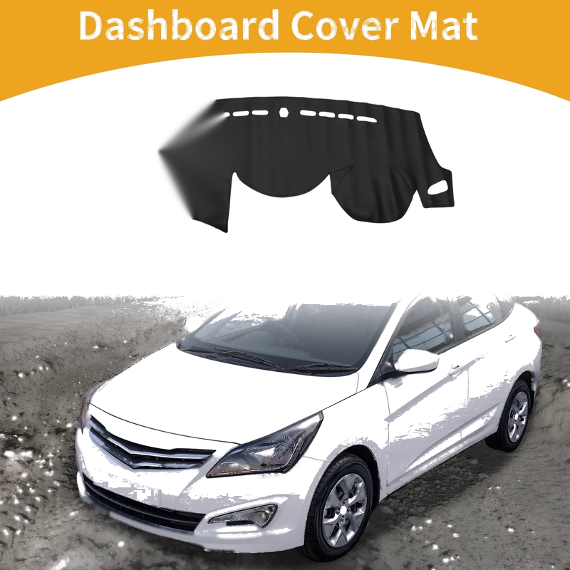 Hyundai Elantra 2012-2017 Black 1 x Anti-Slip Dashboard Cover