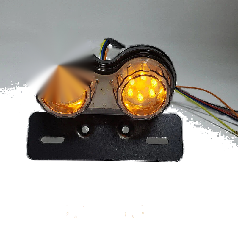 Motor - Dual Turn Signal Brake License Plate Lamp Integrated Tail Light
