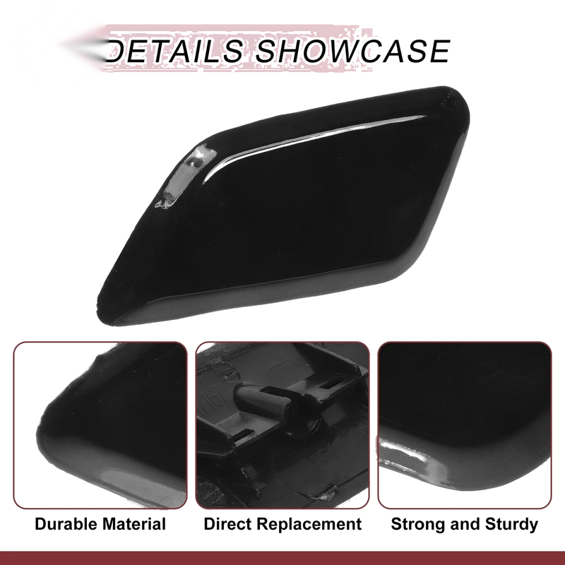 Honda Odyssey (2009-2014) Black 1 Pcs Front Left Washer Nozzle Cover
