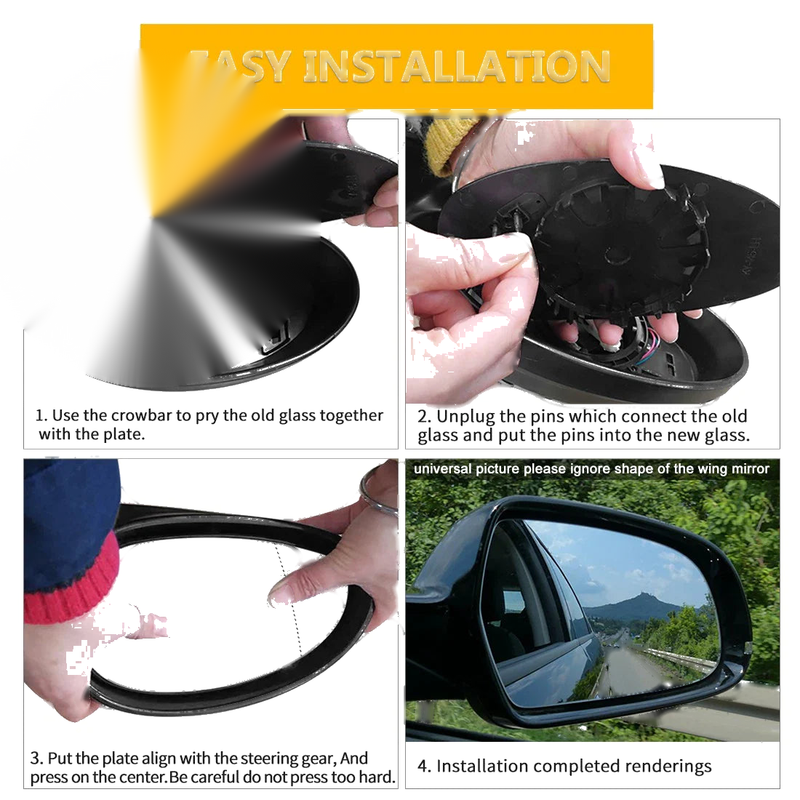 Land Rover LR3 Heated Right Rearview Mirror Glass (2005-2009)