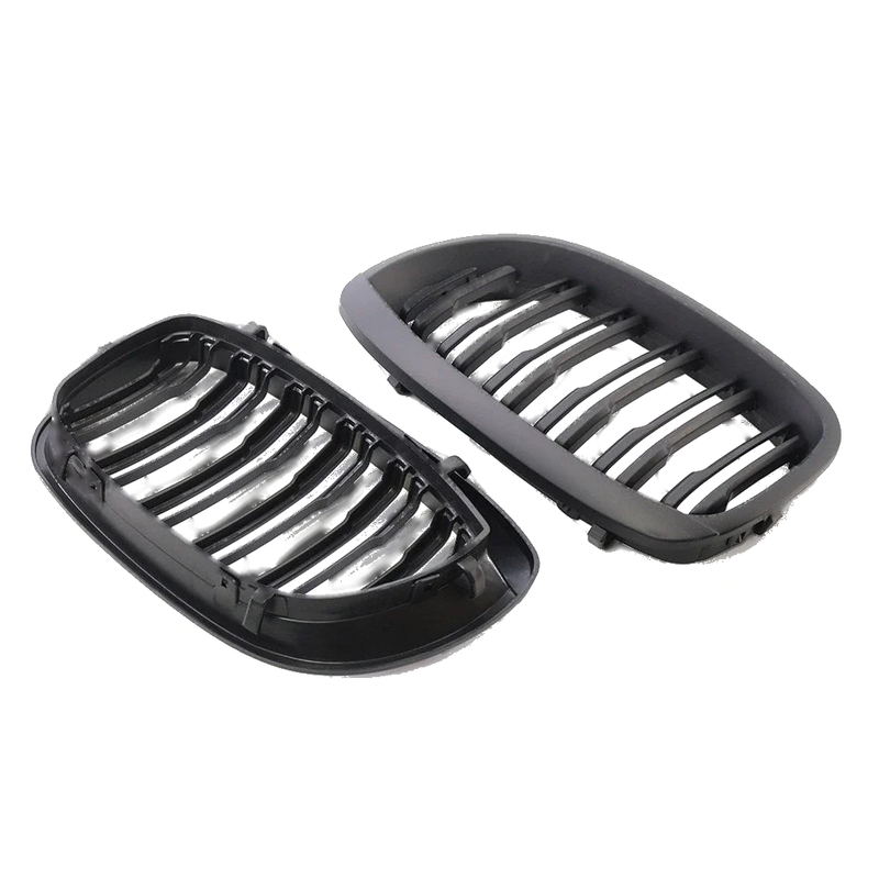 BMW 3 Series E46 Double Line Front Bumper Kidney Grille (2003-2006)