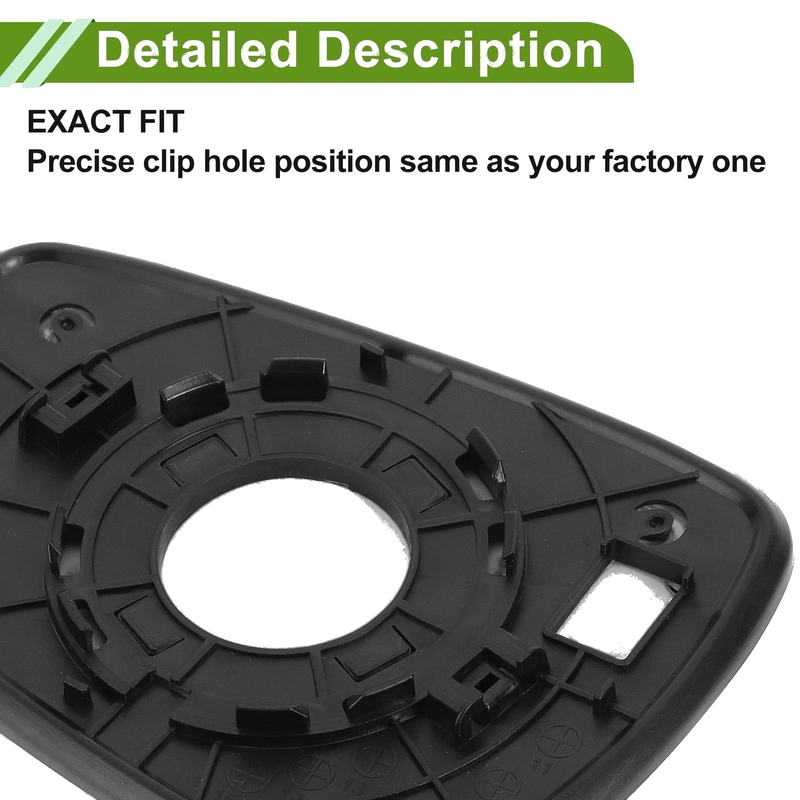 Hyundai Accent Right Side Mirror Glass (2011-2017)