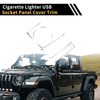 Jeep Wrangler JL Cigarette Lighter USB Socket Panel Cover (2018-2023)