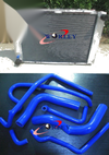 Holden Commodore VG VL VN VP VR VS V8 5.0L Aluminum Radiator & RED Hose