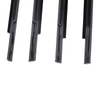 Mitsubishi Lancer 4 x Window Weatherstrips Trim Belt Set (2008-2017)