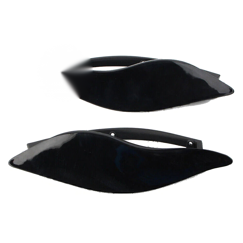 Harley Batwing Street Glide Black Adjustable Fairing Air Deflectors