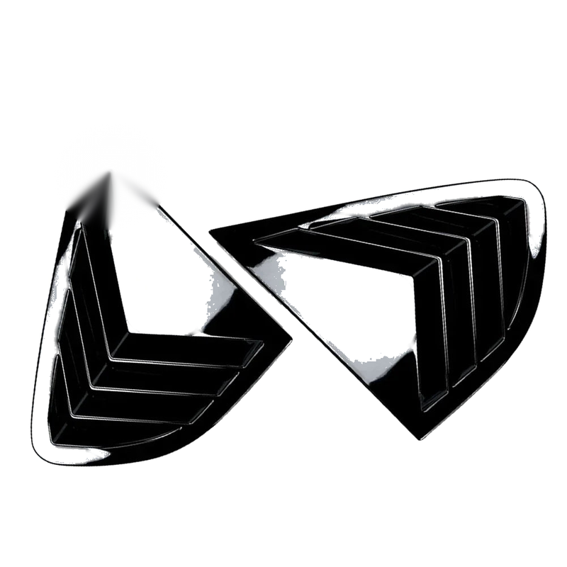 BMW X4 Glossy Black Rear Window Louver Cover (2014-2018)