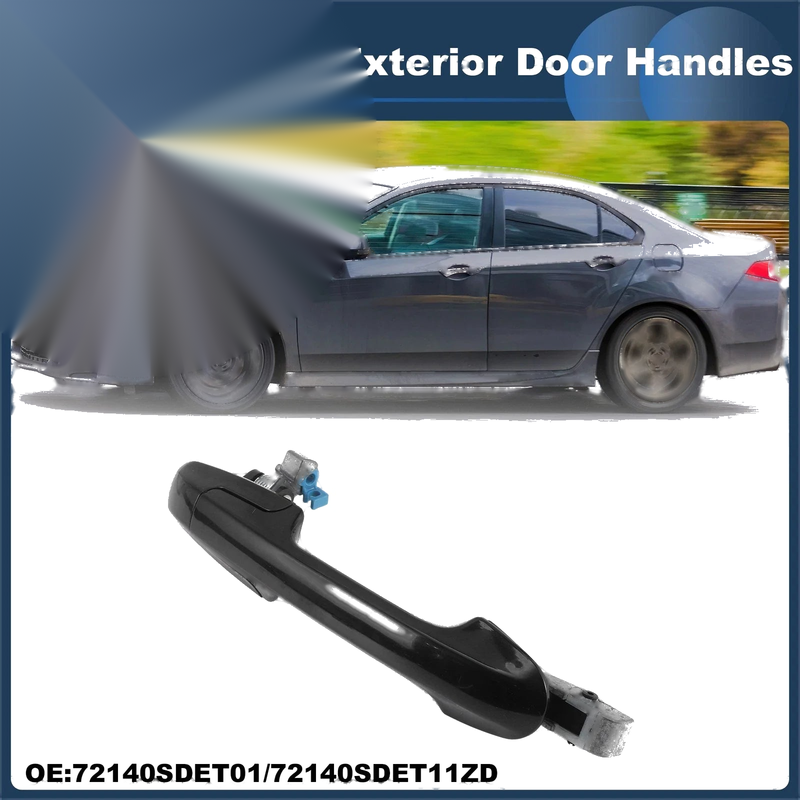 Honda Accord (2003-2007) Black Front Right Exterior Door Handle