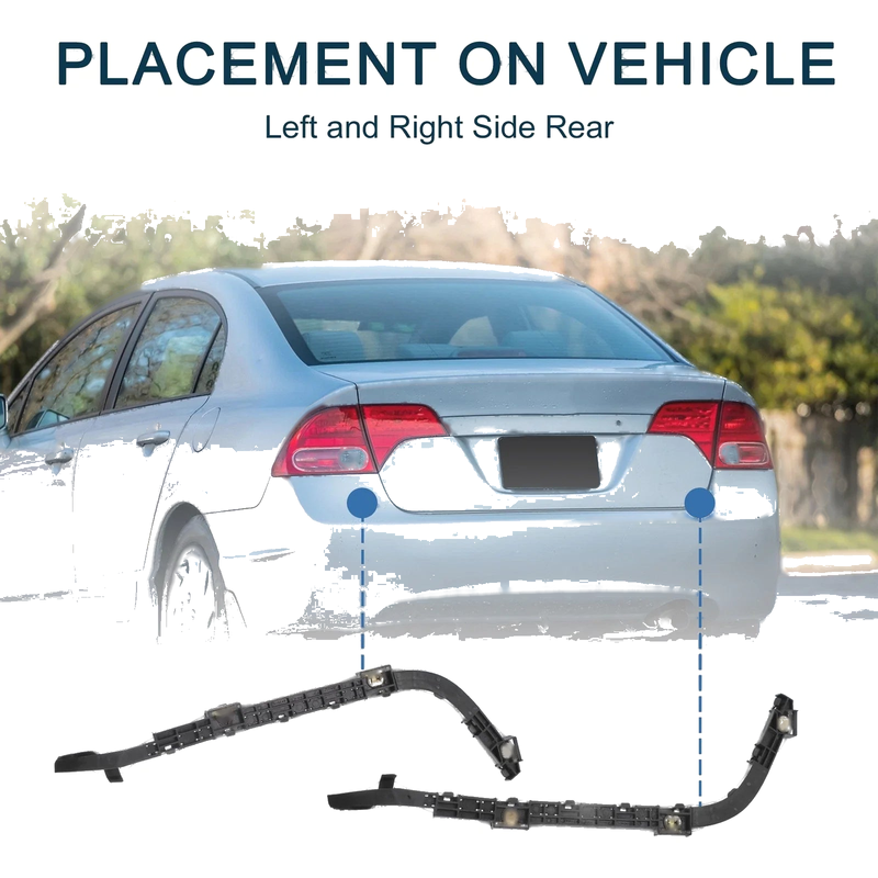 Honda CR-V Rear Bumper Retainer Bracket 2 x (2017-2023)