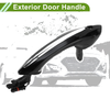 BMW F07 Front Left - Silver Tone Black Exterior Door Handle