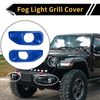 Jeep Wrangler JL Gladiator (2018-2023) - 1 Pair Blue Fog Light Grills