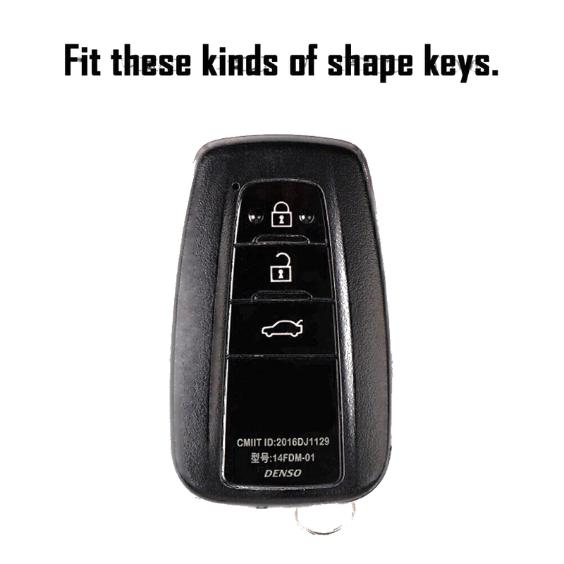 Toyota Camry, Corolla, C-HR, Prado, RAV4, Prius White Remote Key Fob Case
