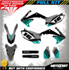 Honda CRF 450 Teal Graphics Decals (2009-2012)