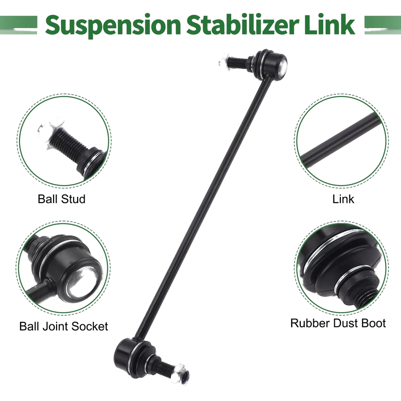 GMC Acadia 6 x Front Suspension Kit Tie Rod Ends Sway Bar Link Ball Joint