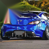 Hyundai Genesis Coupe 2009-2016 Real Carbon Fiber Rear Diffuser Bumper Lip