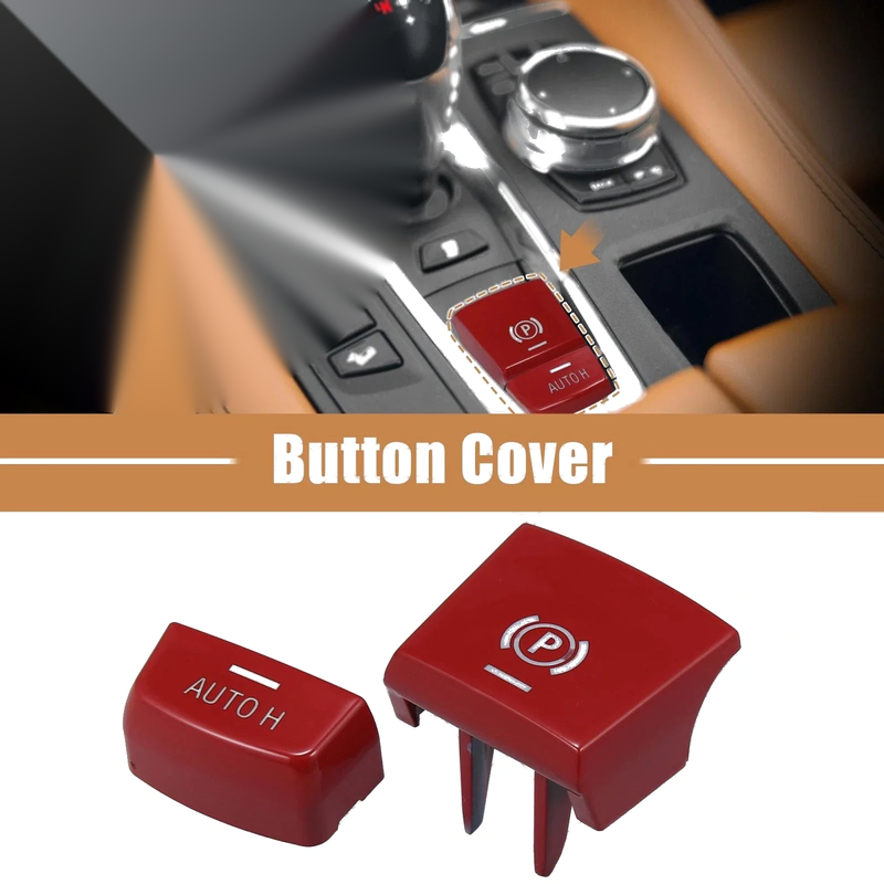 BMW F01 F02 F10 F12 F07 AUTO H Button Cover Set (2008-2017)