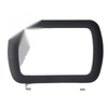 Car - Cosmetic Mirror x1 Black Clip-on Sun Visor Vanity Mirror