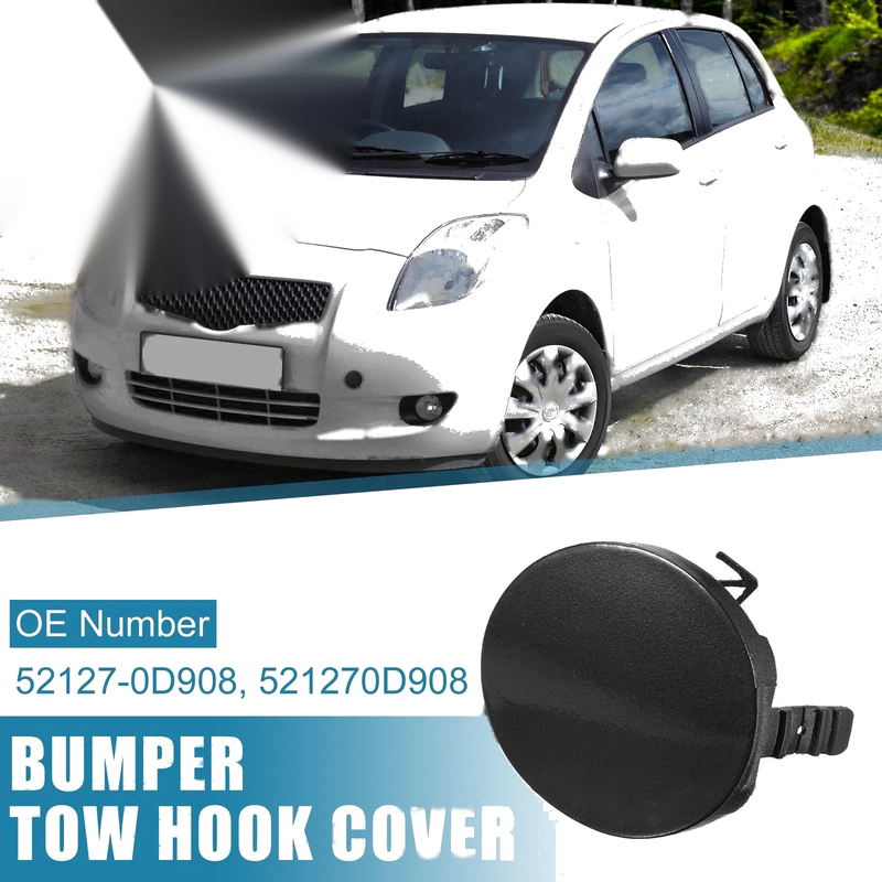Toyota Yaris Front Bumper Tow Hook Cover (2006–2013)