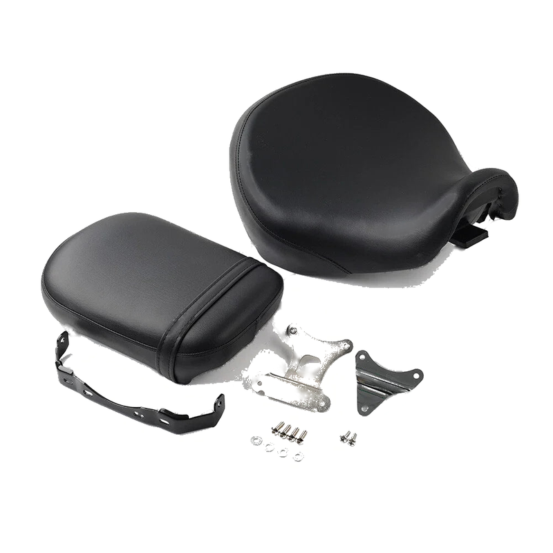 Honda Shadow Aero VT750C Black Front Driver & Rear Passenger Seat (2004-2024)