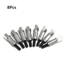 Chevy 283 302 305 307 327 350 383 400 8X Chrome Valve Cover Bolt Set