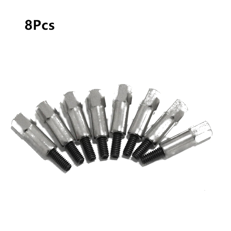 Chevy 283 302 305 307 327 350 383 400 8X Chrome Valve Cover Bolt Set